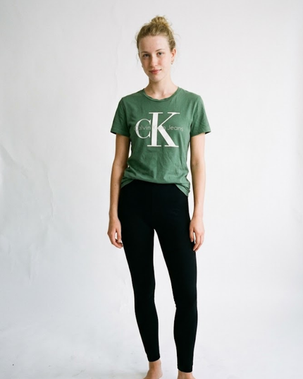 Green Calvin Klein T-Shirt Women