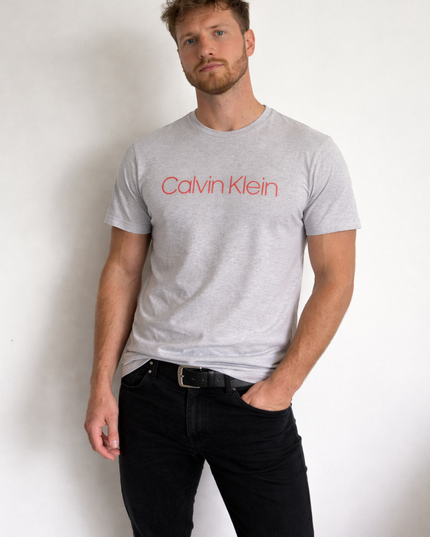 Grey Calvin Klein T-Shirt Men
